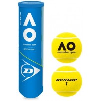 Dunlop Aus Open Tennis Balls 4pk