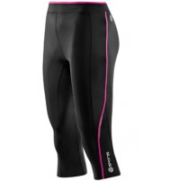 Skins A200 Women's 3/4 Tights - Black/Pink