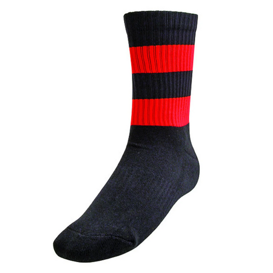 Burley Sekem AFL Elite Crew Socks Essendon