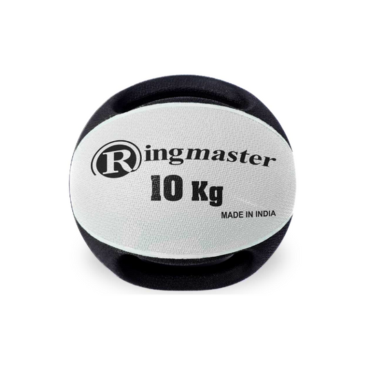 Ringmaster Double Grip Gym Ball Two Tone 10 Kg