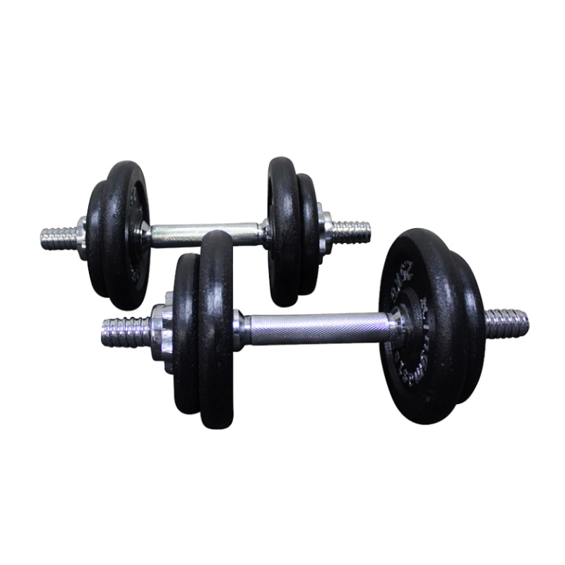 Ringmaster 50Kg Weight Set With 2 Pc Bar And Carry Case