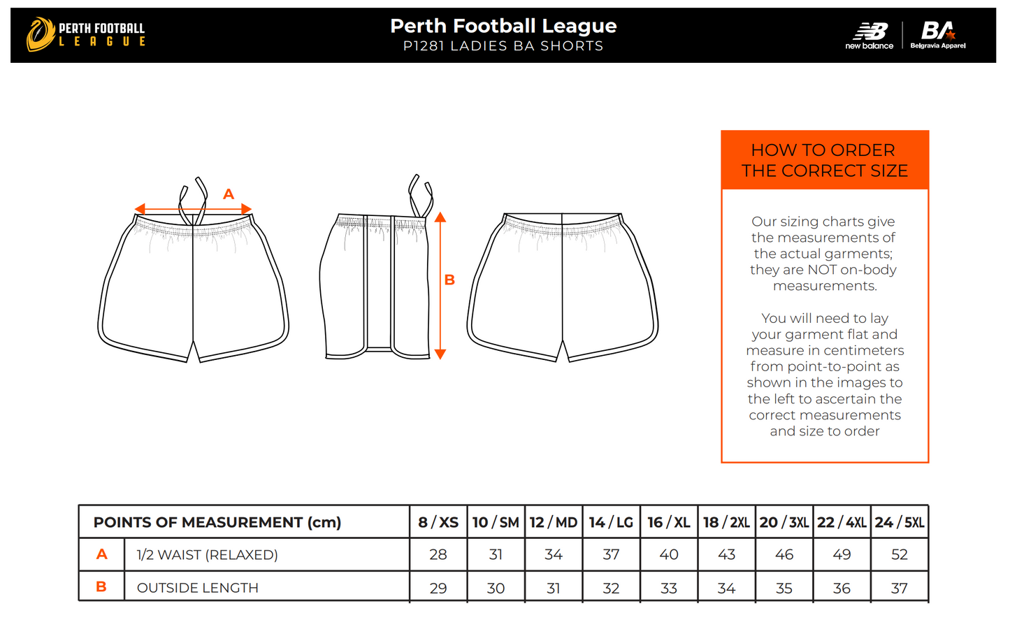 BA PFL Shorts Mosman Pk