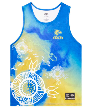 West Coast Eagles 2020 AFL Mens Indigenous Guernsey